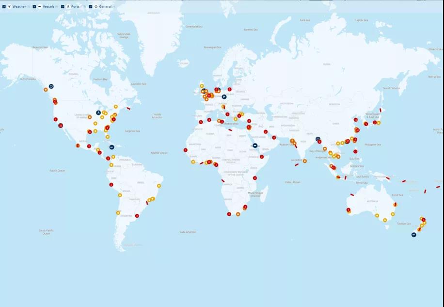 貨量激增擁堵來(lái)了！全球擁堵船只達(dá)到360艘！船公司限制受理訂艙或安排甩柜