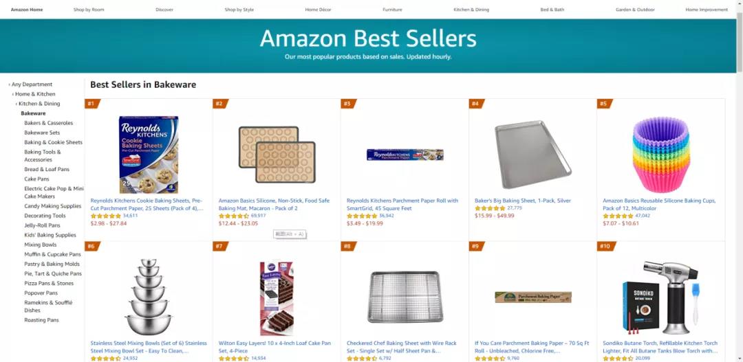 亞馬遜最新暢銷(xiāo)產(chǎn)品排名出爐！這些你都備貨了嗎