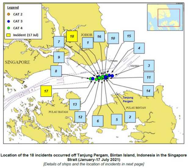 ReCAAP警告：30分鐘內(nèi)兩起, 新加坡海峽海盜加劇！