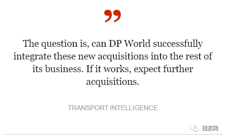 德迅宣布收購一家貨運(yùn)代理；DP World朝物流領(lǐng)域又進(jìn)一步
