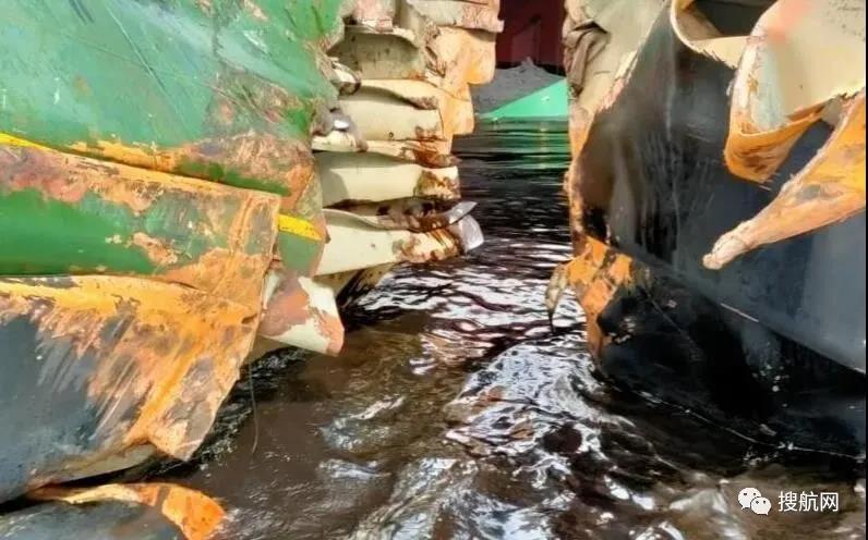 一艘滿載中國貨物的集裝箱船發(fā)生碰撞，曾掛靠上海/寧波/深圳，貨主注意！