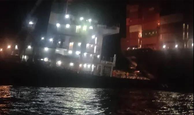 一大型集裝箱船與散貨船相撞！曾掛靠上海、寧波、蛇口等國內(nèi)港口