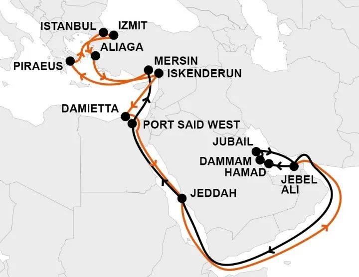 事故丨一艘集裝箱船疑遭導(dǎo)彈襲擊起火！涉及多家船司共艙！