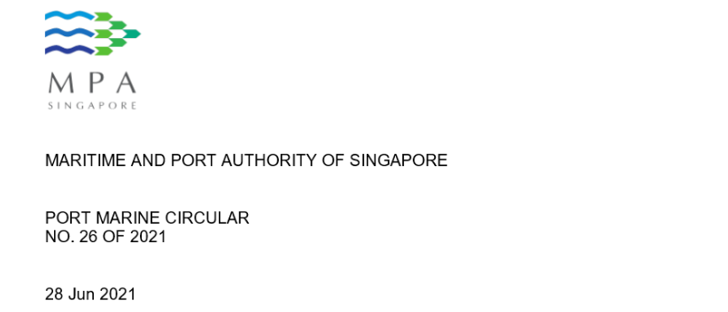 船長(zhǎng)注意！船只抵達(dá)新加坡港的要求有變！