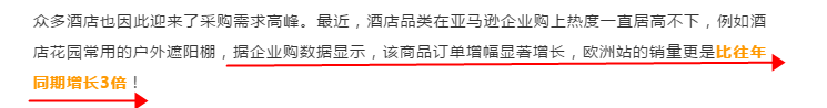 亞馬遜酒店品類熱度高漲 歐洲站銷量同比增長3倍