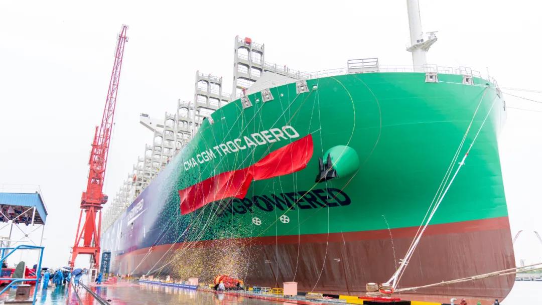 23000TEU“達飛特羅卡德羅”輪交付！將投入法國-亞洲航線（FAL）運營