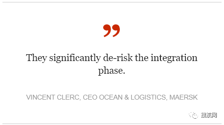 馬士基加速發(fā)展物流和收購，每年以至少10％的速度增長