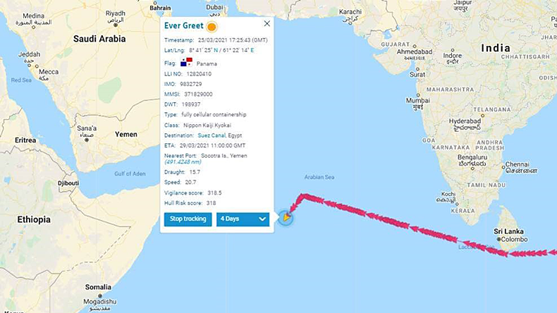 蘇伊士運河上的大部分船舶無法獲得延誤補償，已有貨輪改道好望角 