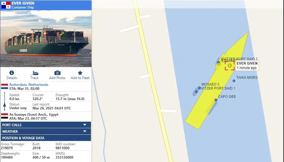 蘇伊士運(yùn)河最多封閉數(shù)周？多家班輪公司考慮繞行好望角，馬士基將提供空運(yùn)方案 