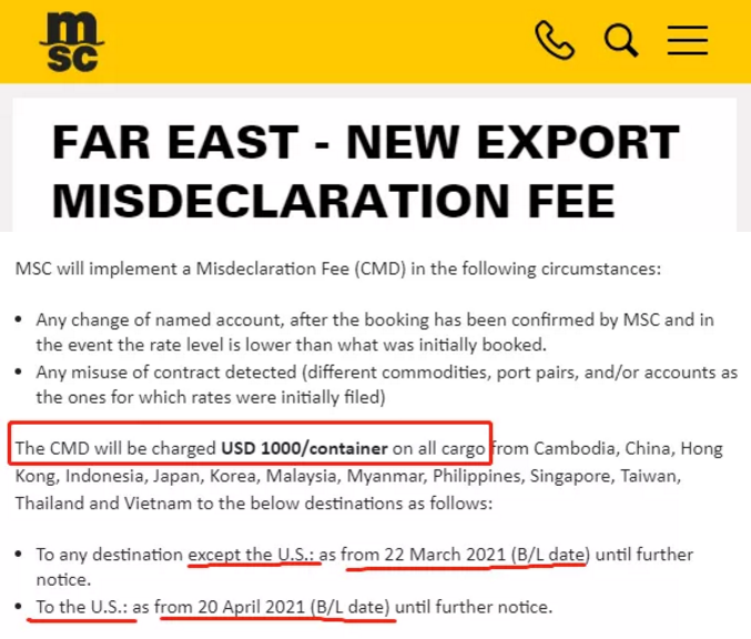 運價剛小幅回落，各大船公司開始調(diào)整運價及各種附加費，4月起運價又要漲了!!