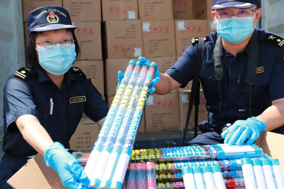 2426箱，重約83噸！煙花爆竹偽報瞞報