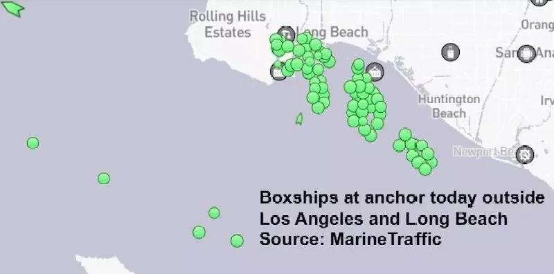 41艘！美西港口擁堵又創(chuàng)新紀錄，芝加哥奧黑爾機場貨物積壓長達六周！