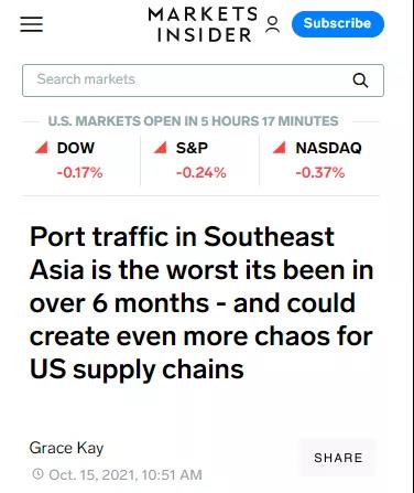 運(yùn)費(fèi)下降發(fā)貨忙？海外主要大港爆堵中，買家焦急苦等卸貨！