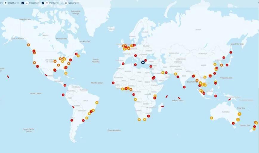 一團糟！全球683艘船堵在港口排隊！多國港口大混亂！出貨請注意！謹防目的港無人提貨等...