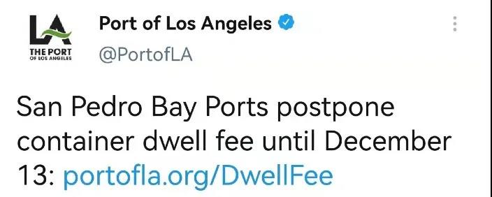 洛杉磯港和長灘港第4次推遲收取“集裝箱超期滯留費”
