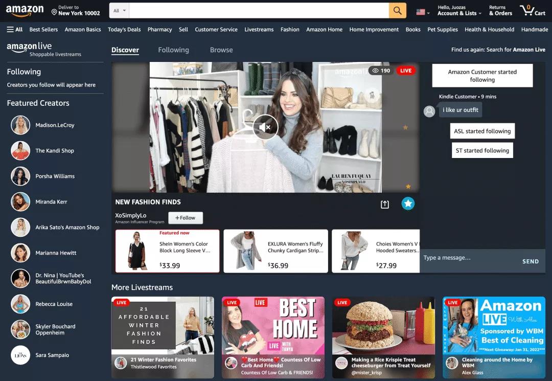 人氣慘淡！亞馬遜直播，就是一個(gè)“坑”？