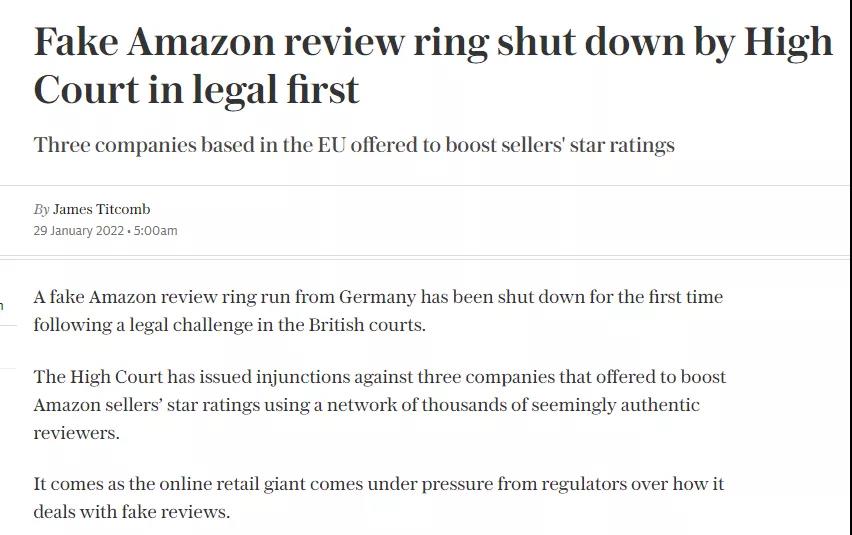 事大了！連坐封店或將重演？亞馬遜起訴刷單公司......