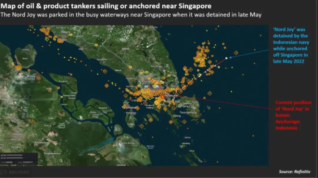 印尼海軍扣留一艘外籍油輪，私下要求37.5萬美金就放行