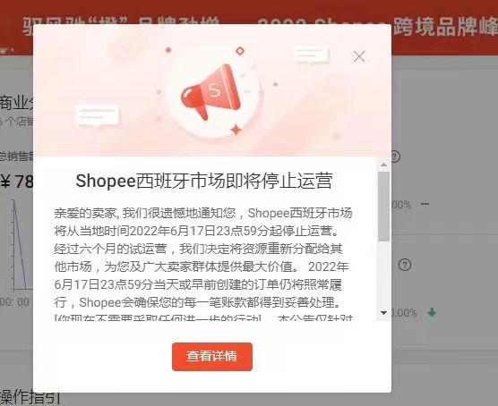 Shopee西班牙站點即將關(guān)閉，歐洲市場僅剩獨苗......