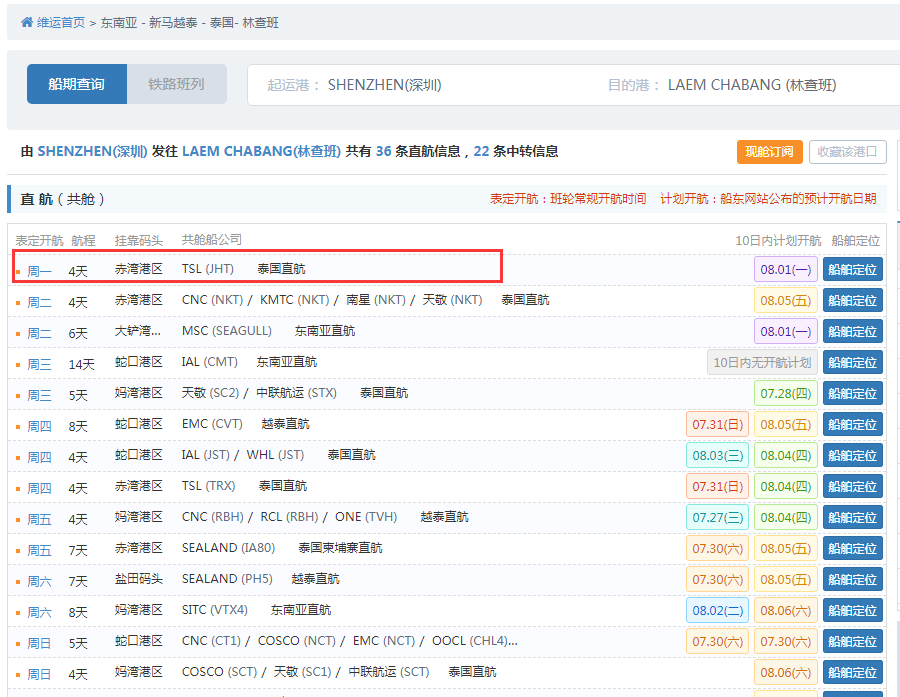 航線快訊！TSL將重組這條涉及中國-日本-泰國的航線服務(wù)