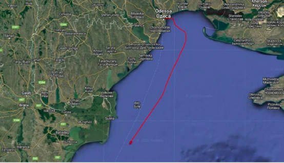 第一艘裝載谷物的散貨船離開烏克蘭，保費非常高
