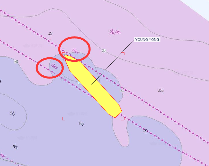 麻煩纏身！這艘擱淺在天然氣管道上的VLCC被美國列上制裁名單