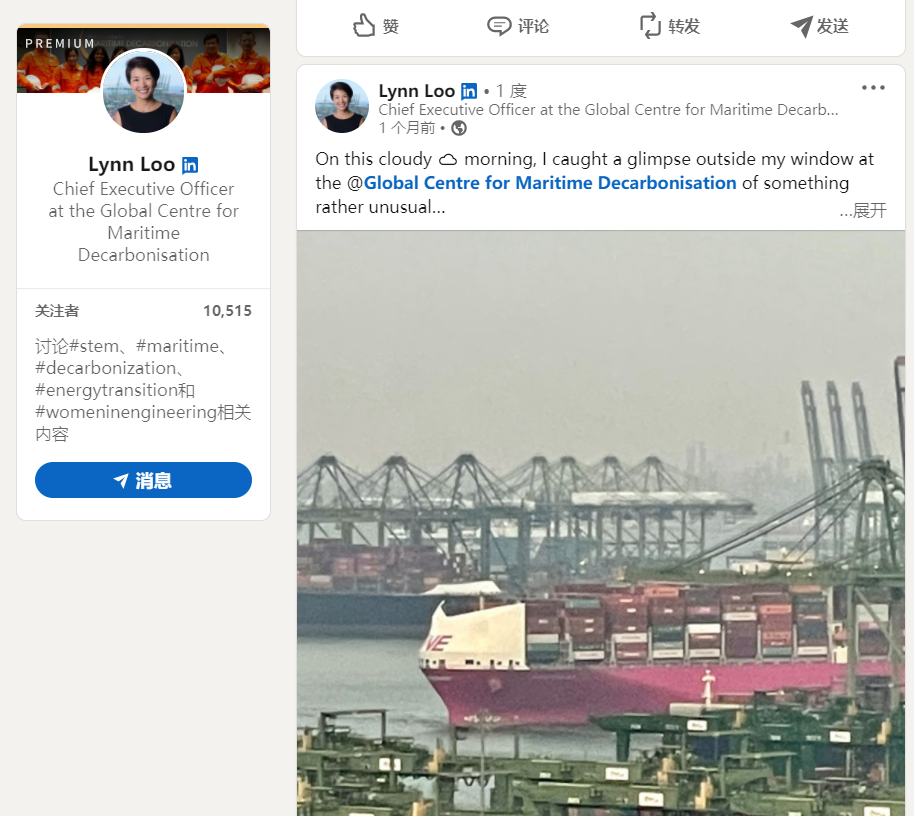 這艘20000TEU的大船戴了一副口罩，有什么用？