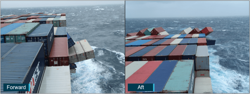 41個集裝箱落水，馬士基起訴該船公司！并索賠250萬美元