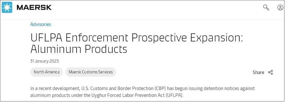 注意！船公司發(fā)布通知，美國開始扣留來自中國的該類貨物