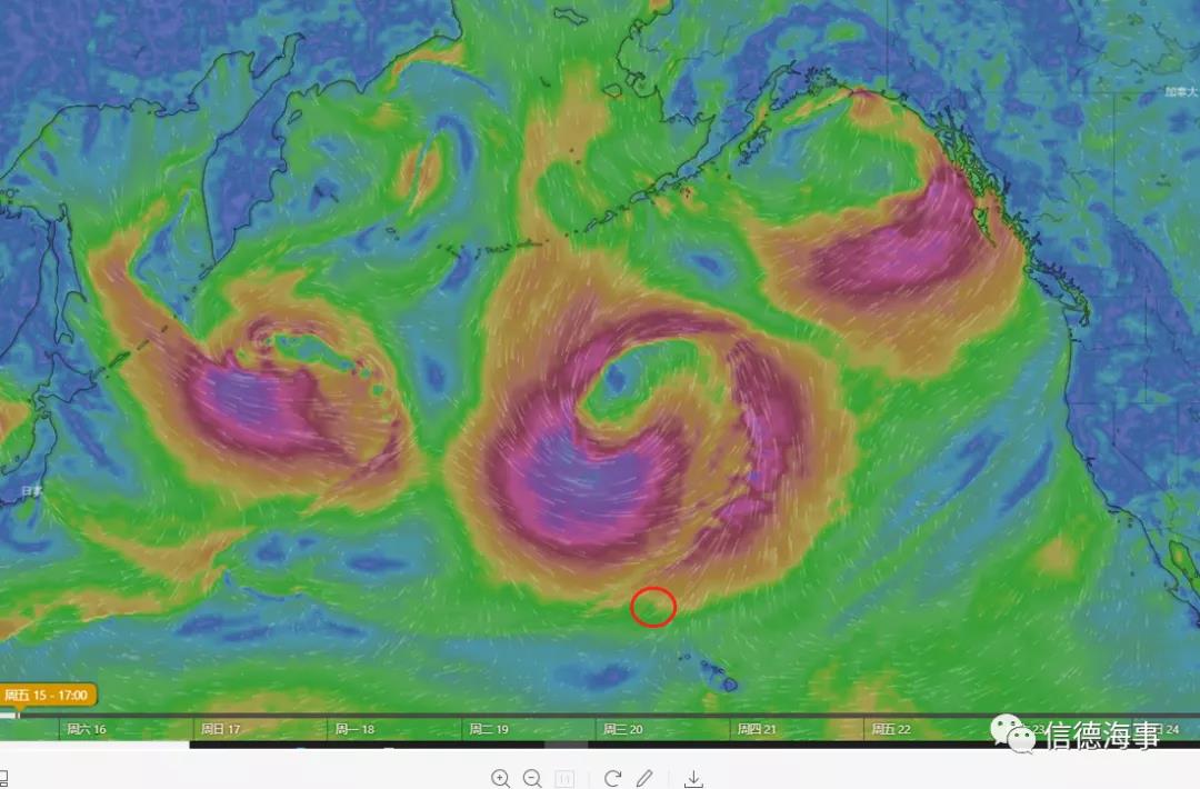 又！一廈門出發(fā)箱船堆垛垮塌或有100箱墜海。船長(zhǎng)們，氣導(dǎo)建議不可全信！