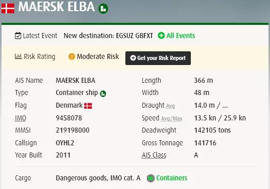 突發(fā)！馬士基一大型集裝箱船機(jī)艙失火！曾掛靠國(guó)內(nèi)多個(gè)港口