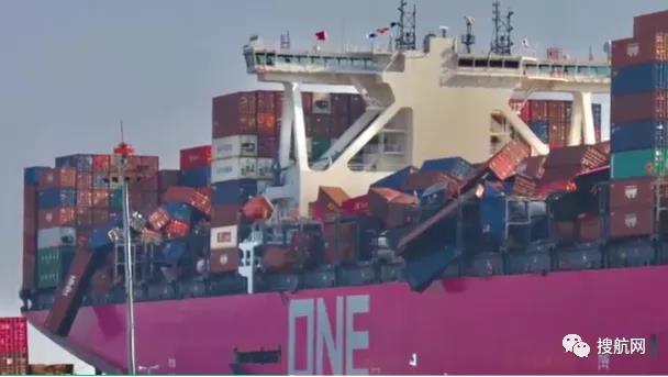 ONE事故后續(xù)丨多達2250個集裝箱丟失或損壞，50個柜已安全卸貨！