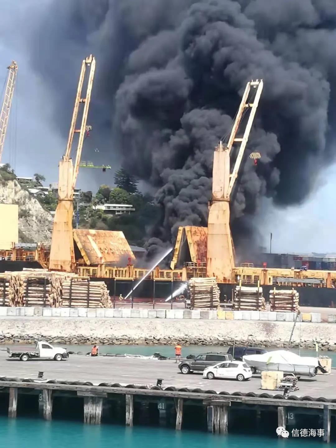 PIL一雜貨船發(fā)生火災(zāi) ，致碼頭暫停作業(yè)