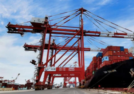 以星航運澳大利亞航線C2A首航廣州港南沙港區(qū)