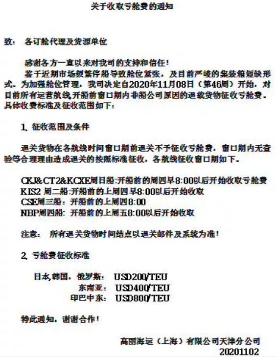 瘋狂的運費！過萬美元運價再現(xiàn)！港口擁堵癱瘓：船公司再次加征退艙費、擁堵附加費