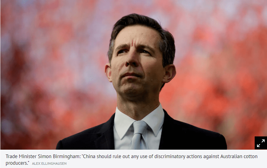 中澳貿(mào)易關(guān)系惡化！中國(guó)叫停澳洲煤炭進(jìn)口，限制澳棉配額，鐵礦石進(jìn)口明顯下降！