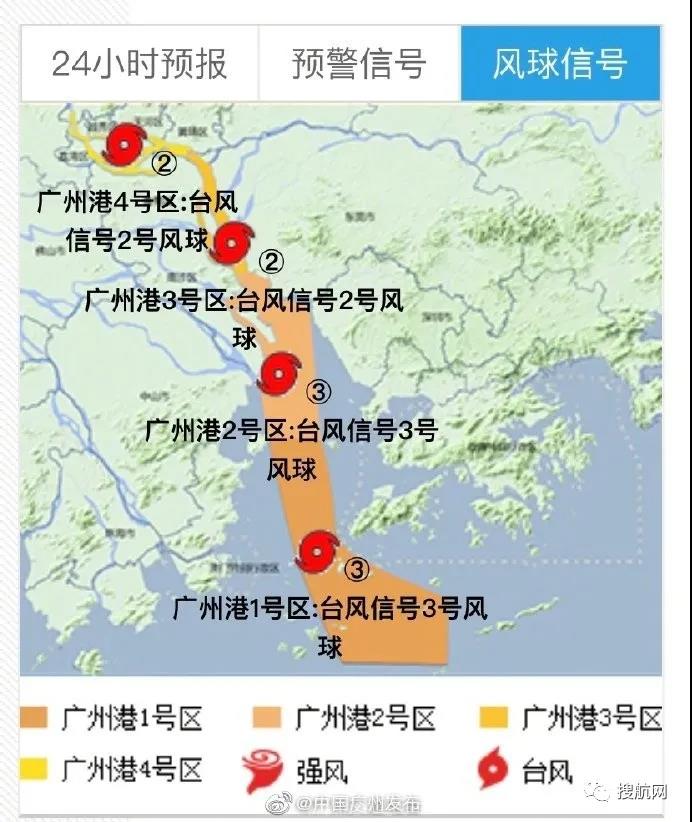 預(yù)警！臺(tái)風(fēng)登陸在即 華南將掀強(qiáng)風(fēng)雨，廣州水上交通停航